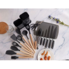 Thumbnail SET DE UTENSILIOS 19PCS REDONDO CROIX SILICONA + MADERA NEGRO0